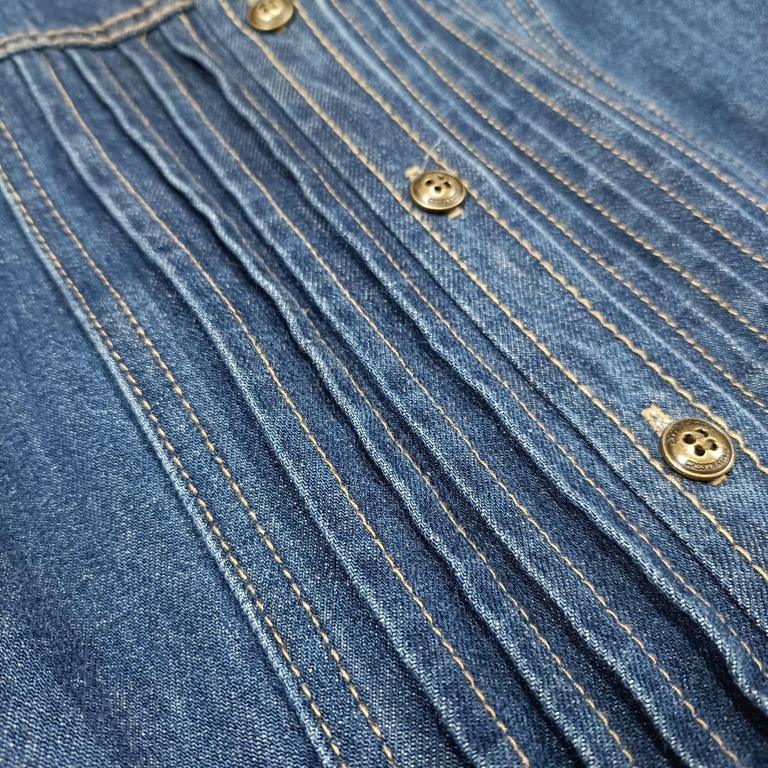 ブルーレーベル クレストブリッジ デニムワンピース フレア 38 M