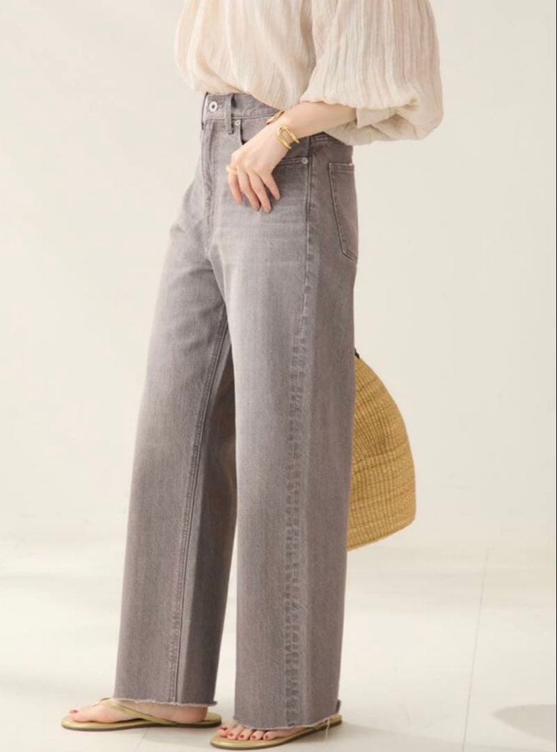 Plage Tendre nature color デニム ブラウン 38 美品