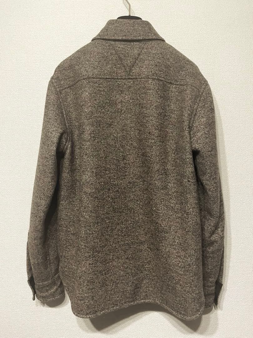 【美品】BOTTEGA VENETA ウール混紡 ブラウン系 シャツジャケット