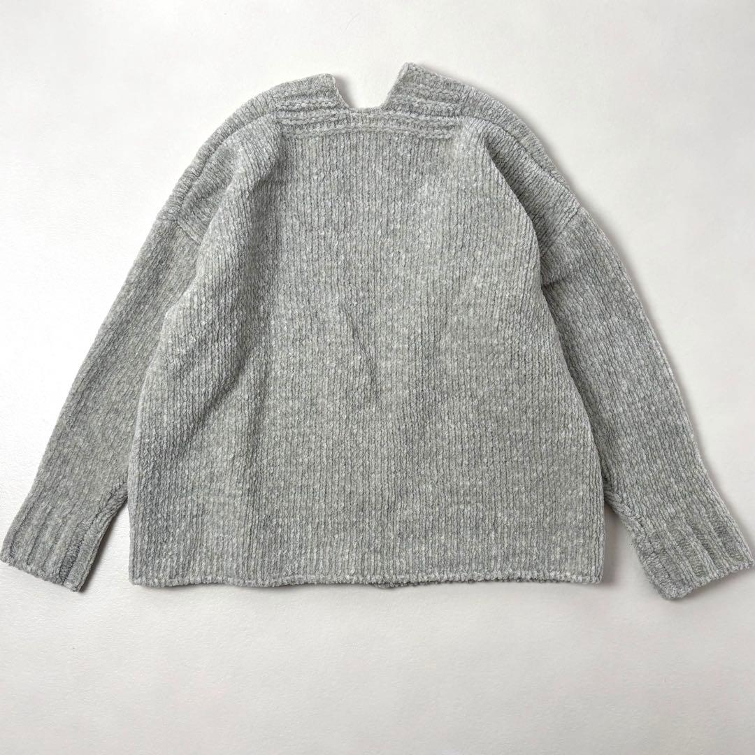 中川政七商店　ウールのモール糸ニットジャケット　カーディガン