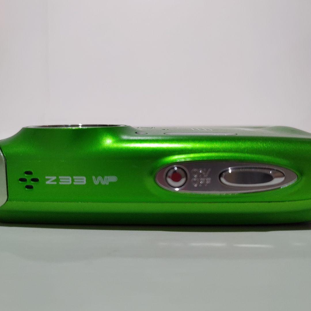 フジフイルムFUJIFILM FinePixZ33 WP グリーン 防水デジカメ