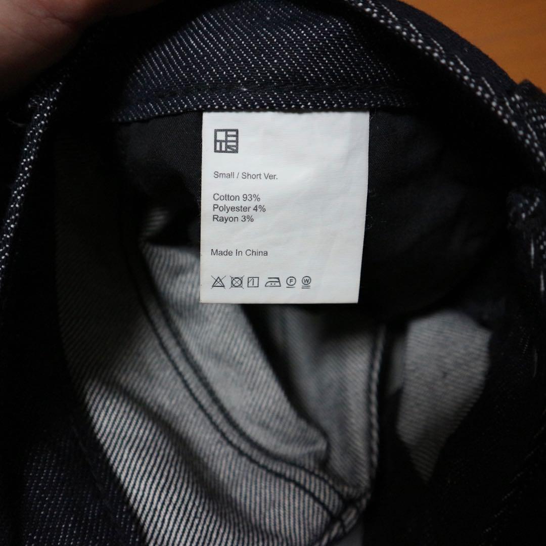 パンツ ohotoro loom indigo jeans / s short
