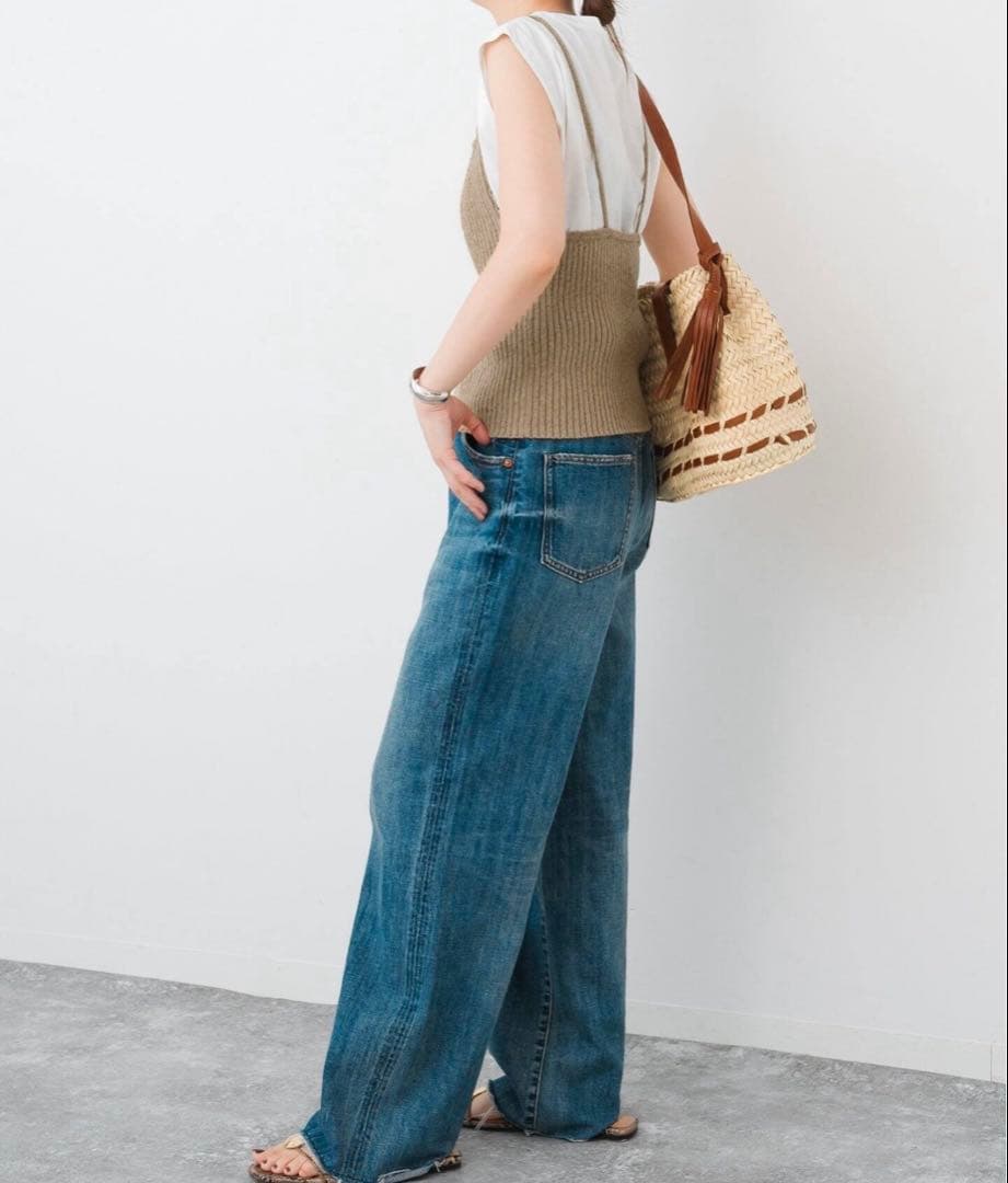 Spick & Span フリルニットキャミソール