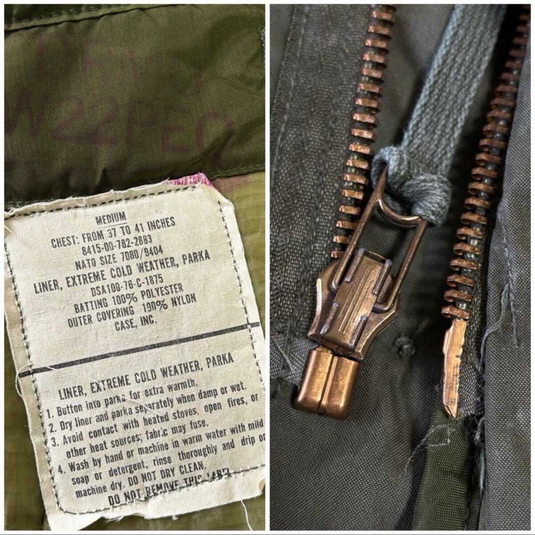 M-65パーカー70's VINTAGE官給品モッズパーカービンテージ古着米軍