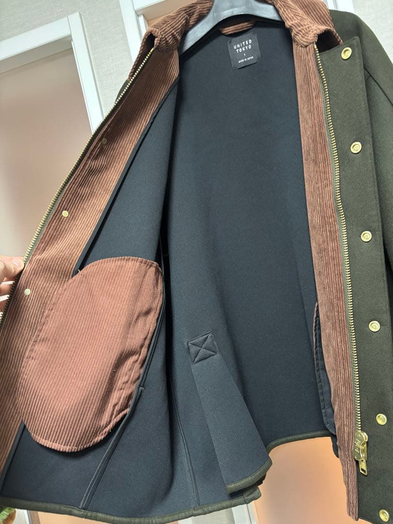 UNITED TOKYO × UOMO コラボ サクソニアブルゾン カーキ