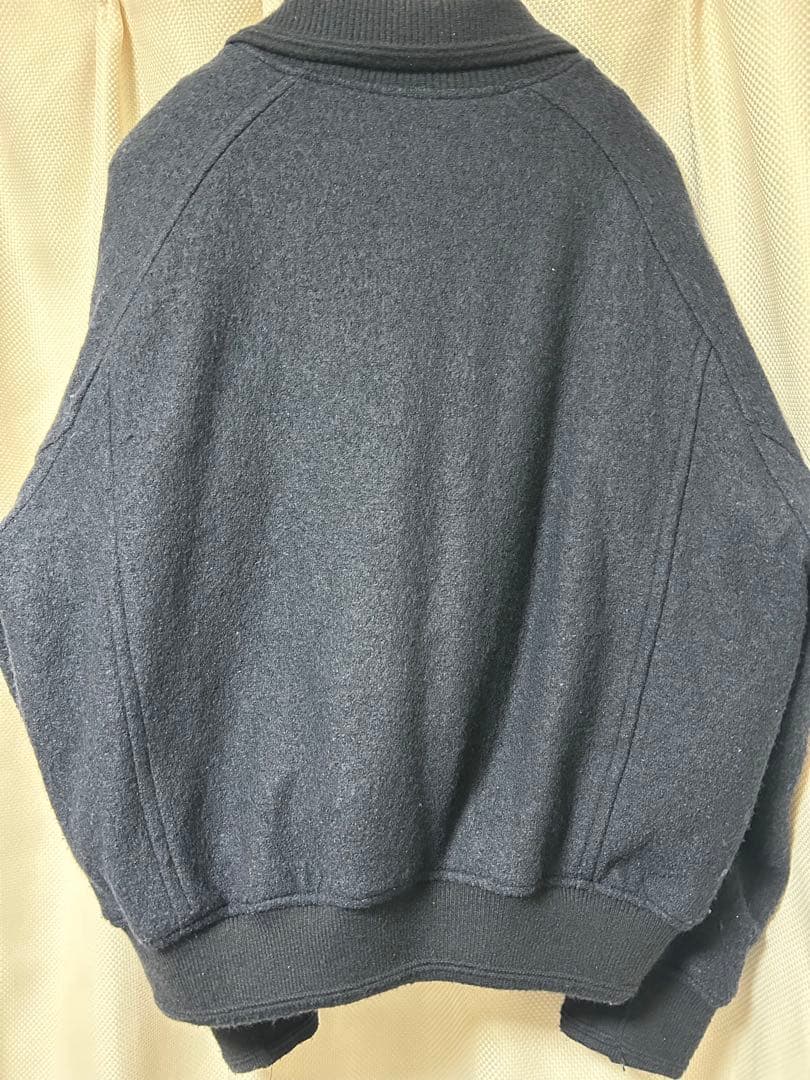 ZARA リブ襟切り替えジャケットL
