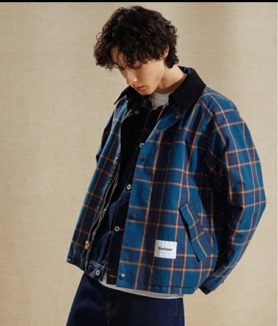 r*a様 BARBOUR/バブアー別注】TRANSPORT リバーシブルブルゾン