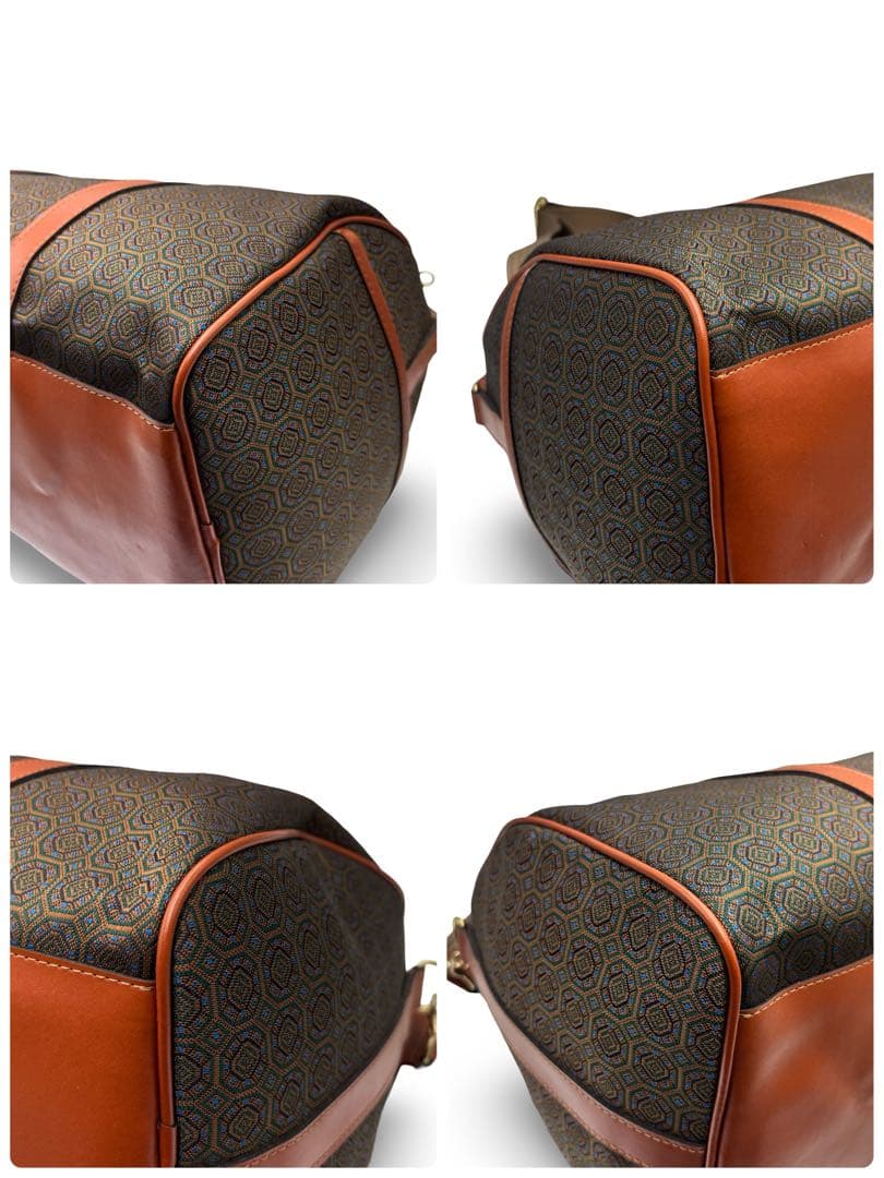 【美品】ギラロッシュ　2way ボストンバッグ　ショルダー　PVCレザー　大容量