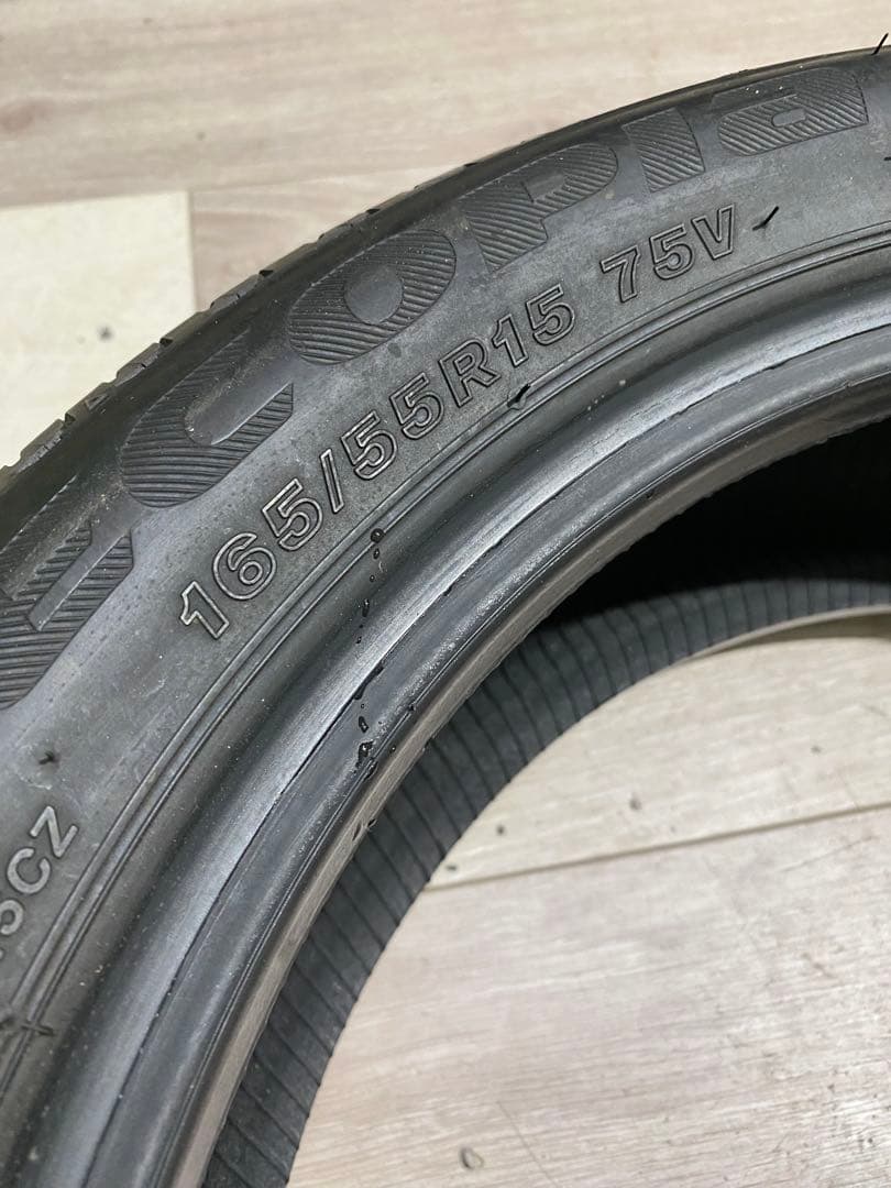 165/55R15 BRIDGESTONE ECOPIa EP150 22年4本