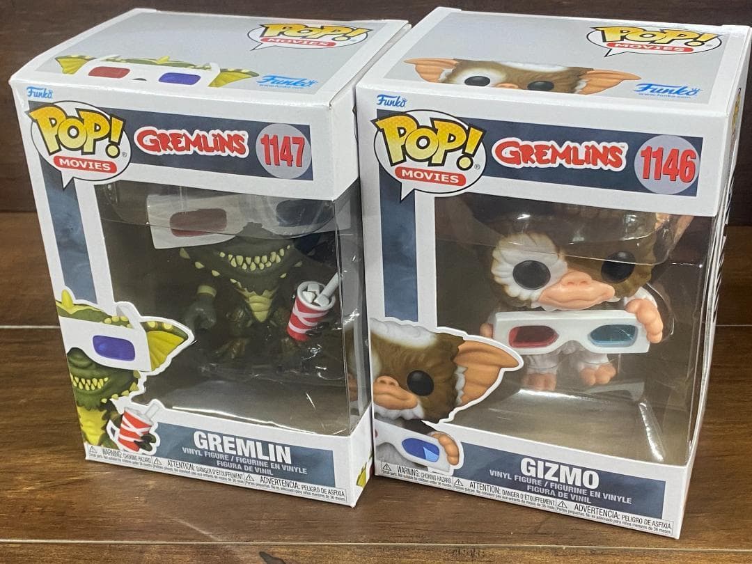 グレムリン　ギズモ　ストライプ　2体セット　フィギュア　FUNKO　POP