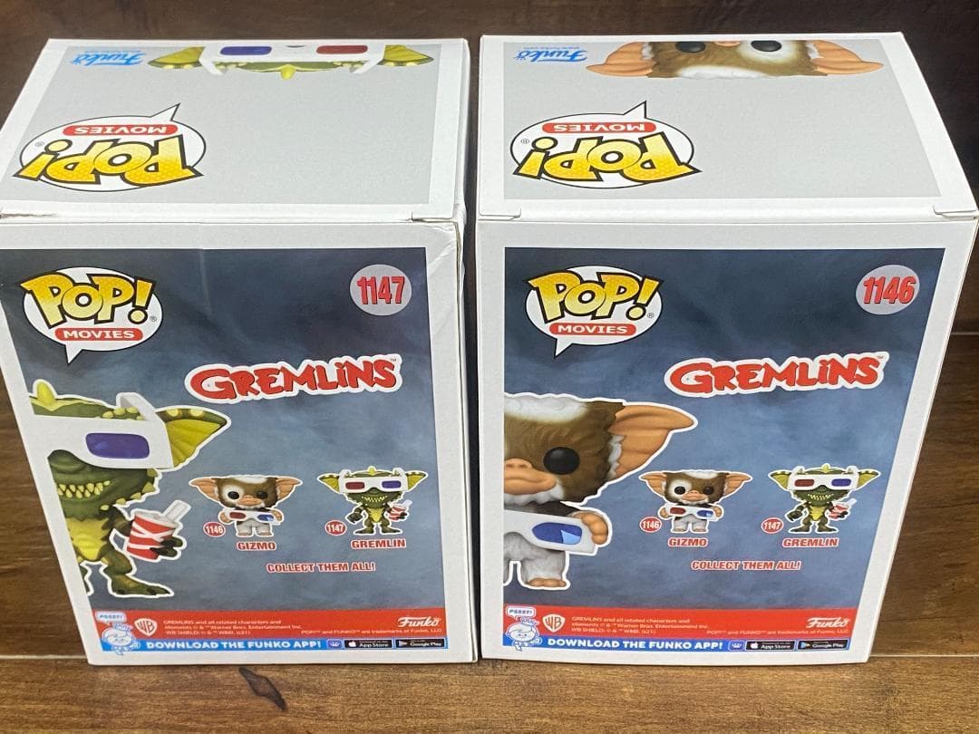 グレムリン　ギズモ　ストライプ　2体セット　フィギュア　FUNKO　POP