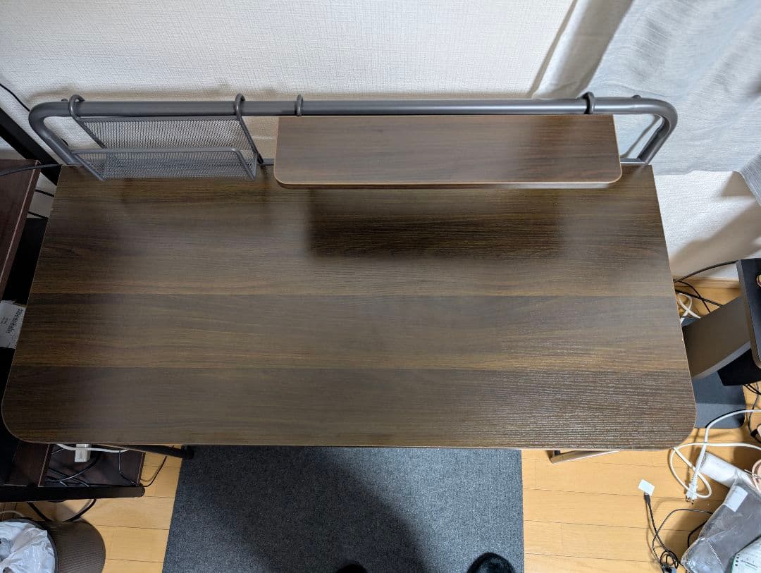 ニトリ デスク 机 幅100cm ダークブラウン