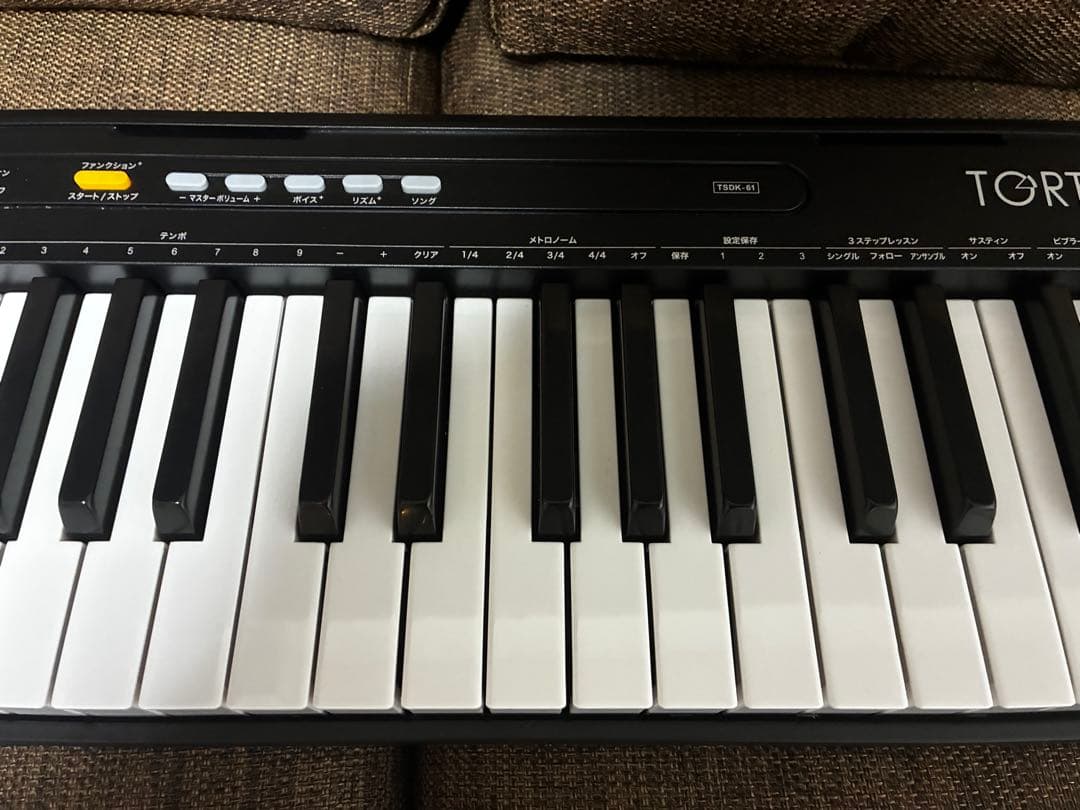 TORTE トルテ 電子キーボード 61鍵盤 TSDK-61/BK