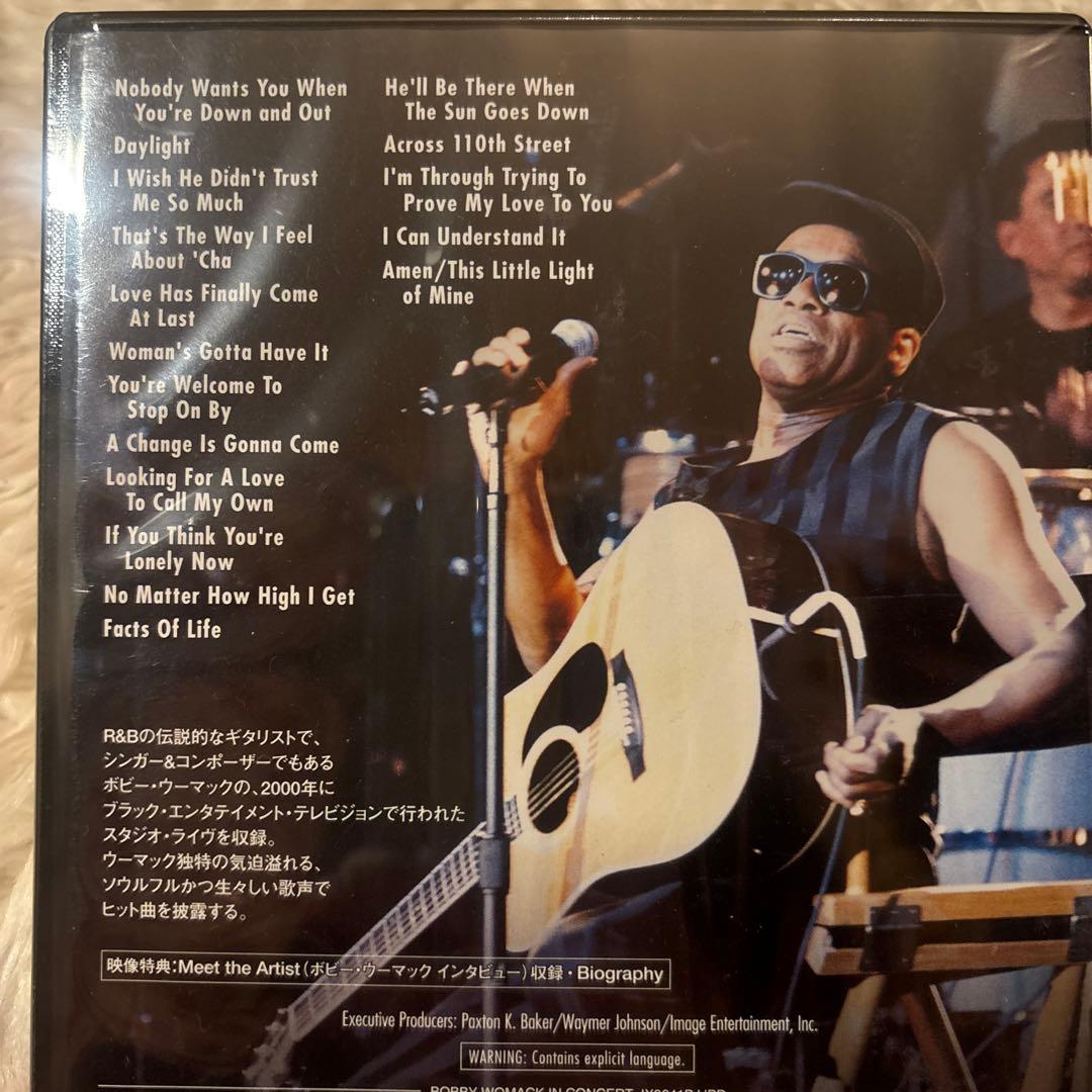 【未開封】Bobby Womack IN CONCERTボビー・ウーマックDVD