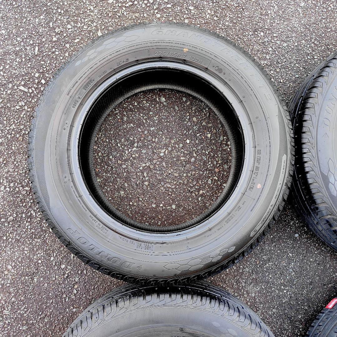 ①225/65R17 サマータイヤ2本 DUNLOP