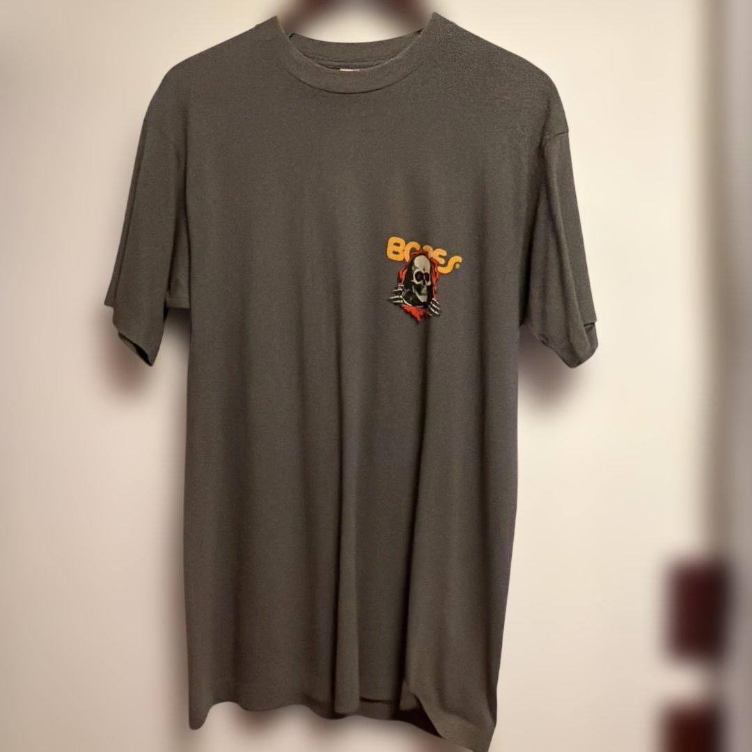 80'S POWELL PERALTA 覗きスカル Tシャツ Lsize