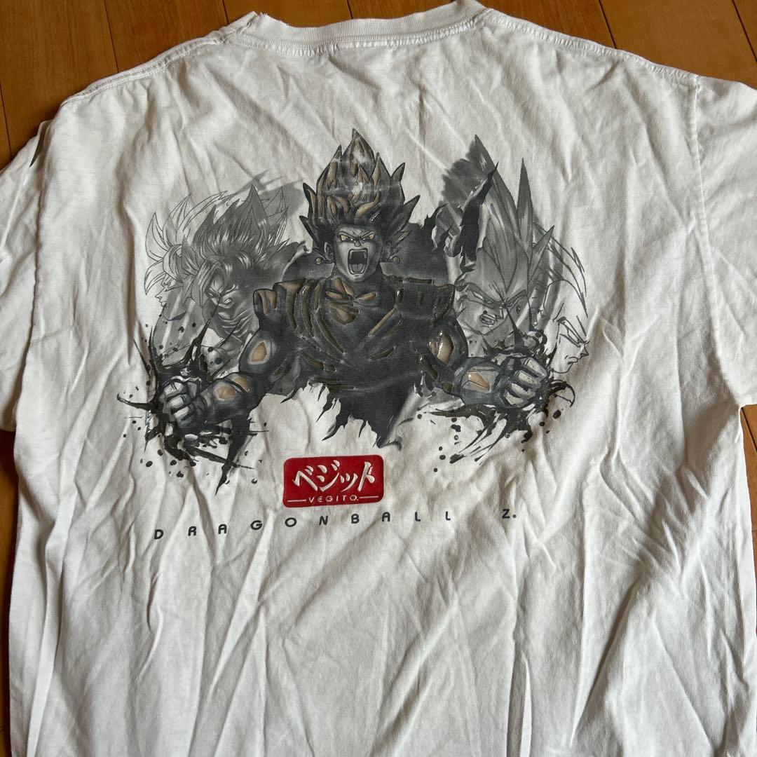 ドラゴンボールZ Tシャツ XL ホワイト ゴールデン size 90S