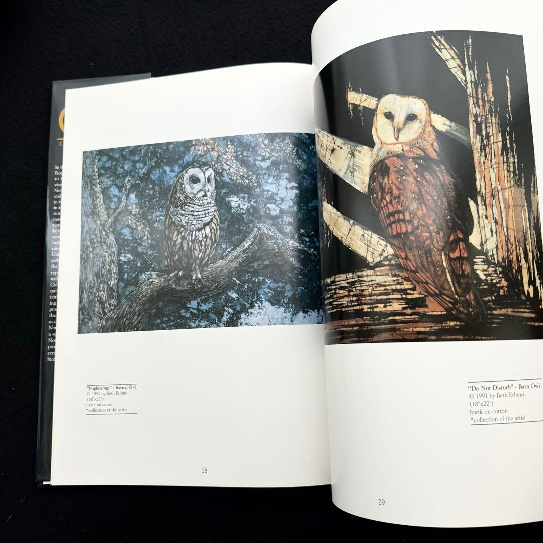 北米のフクロウ 絵画と彫刻 作品集「Owls of North America」