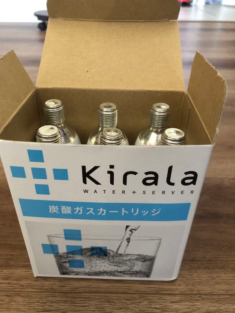 キララ炭酸ガスカートリッジ&炭酸水シェーカー付き