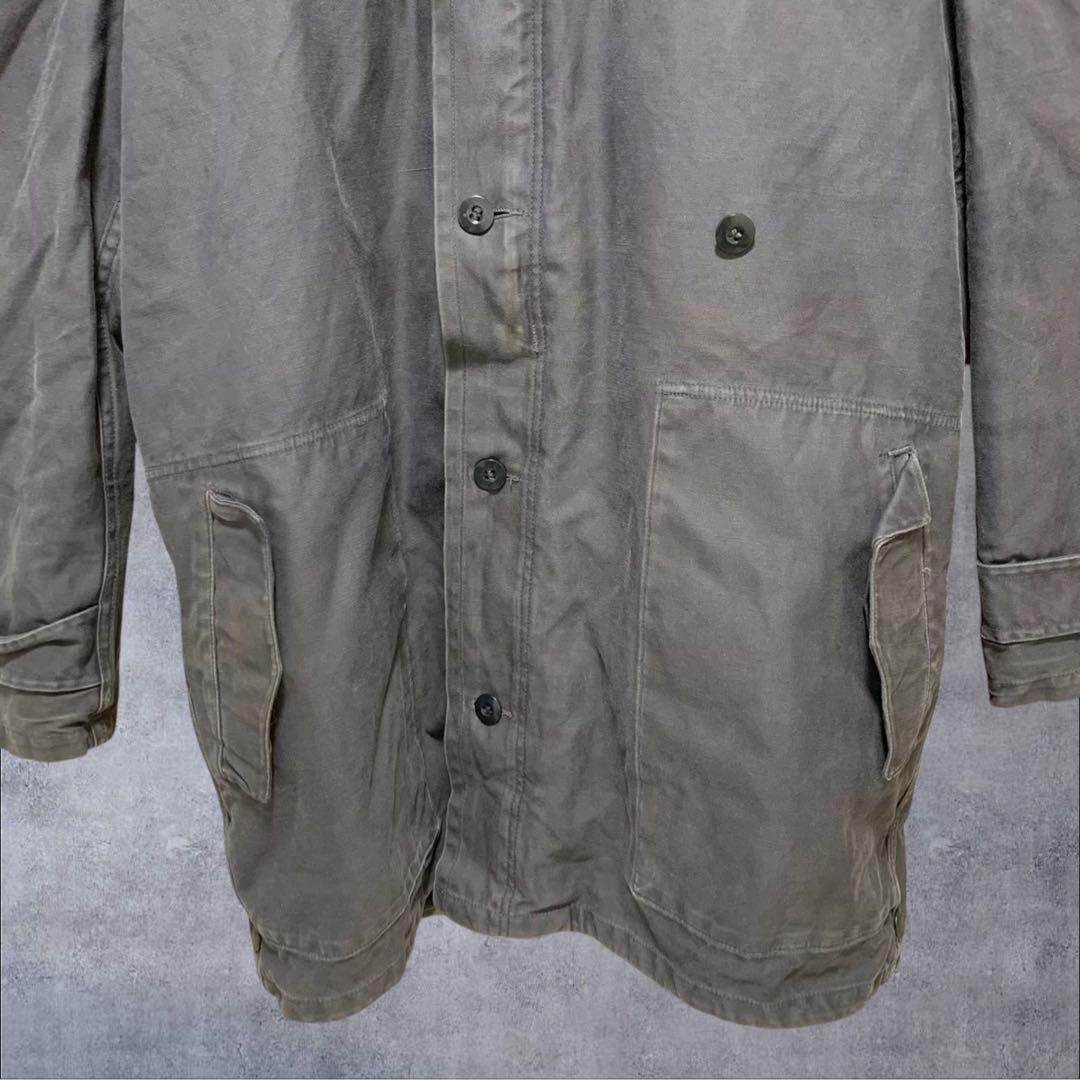 【w792】80s-90s ドイツ軍 実物 BUND フィールドパーカー モッズ