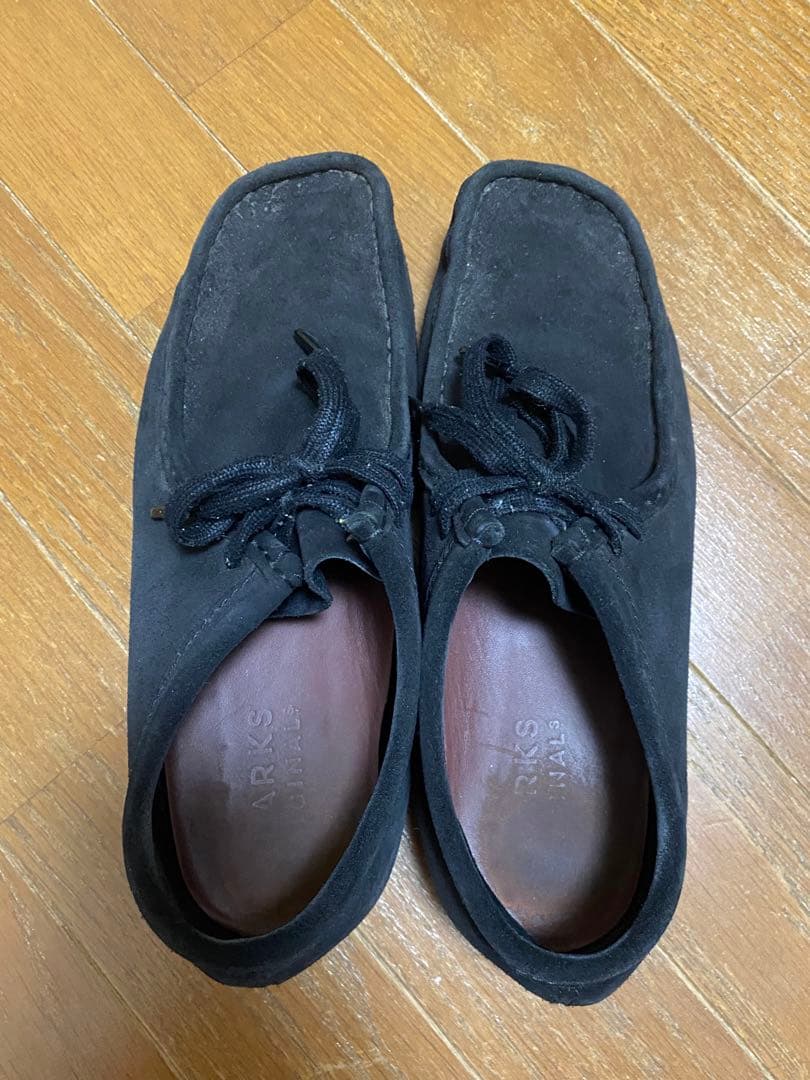 clarks wallabee 黒　25.5