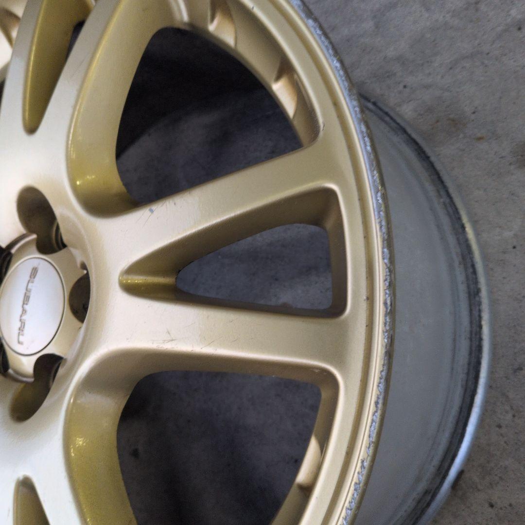 スバル純正アルミホイール インプレッサ　WRX GDB 17インチ　4枚
