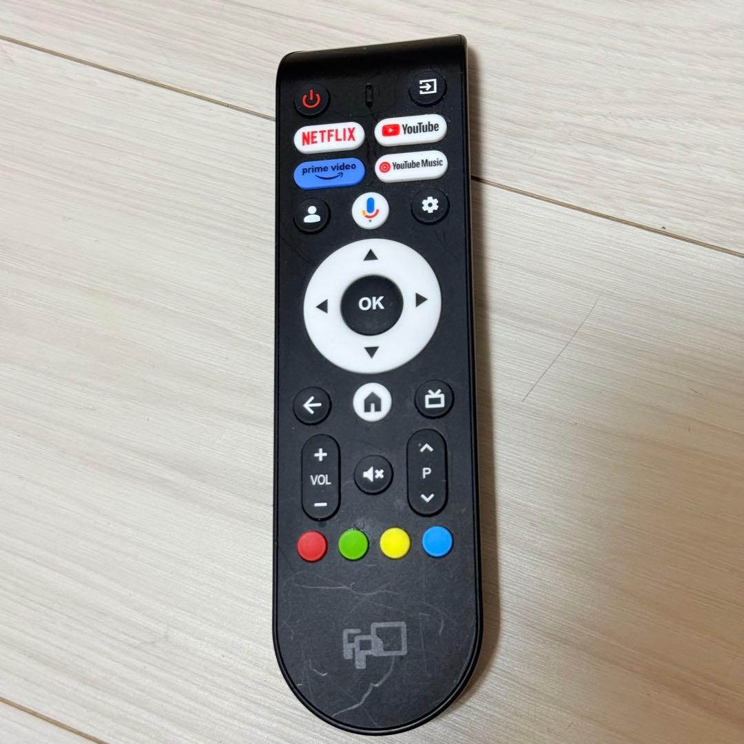 美品　FPD55T型4K液晶GoogleTV ネット　チューナレステレビ