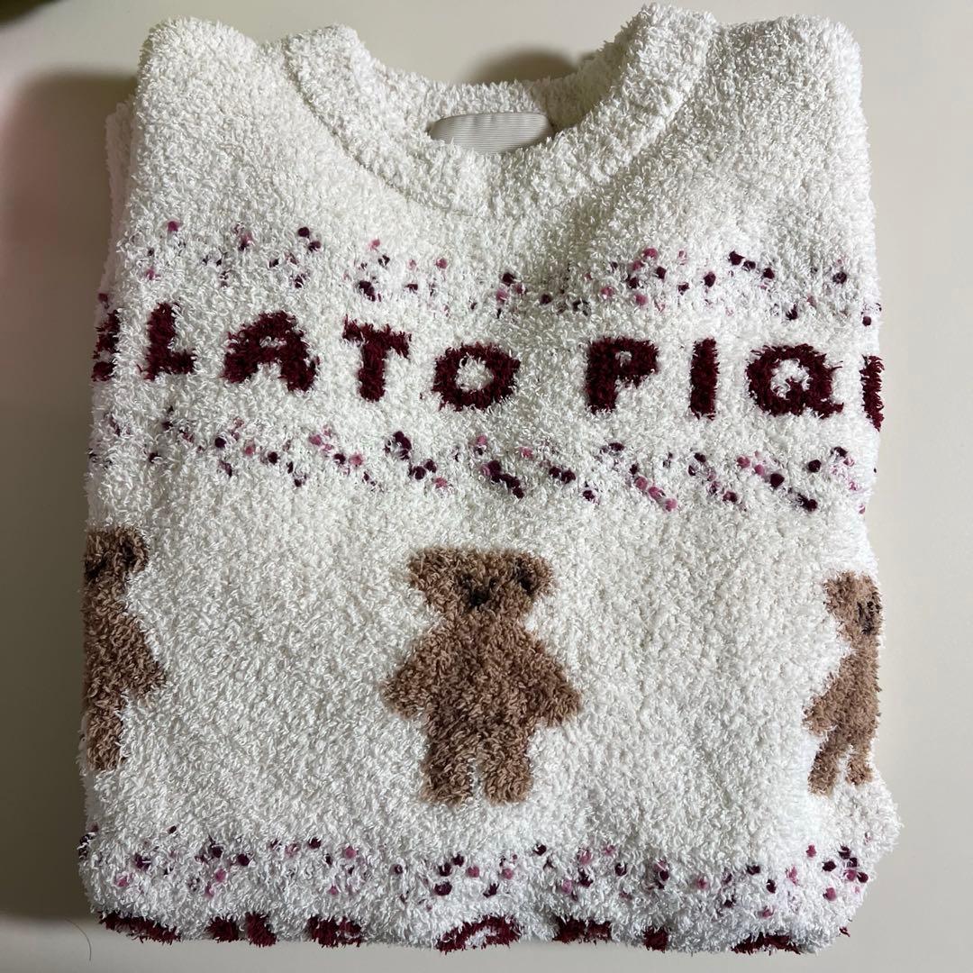 gelato pique テディベア柄 ルームウェア