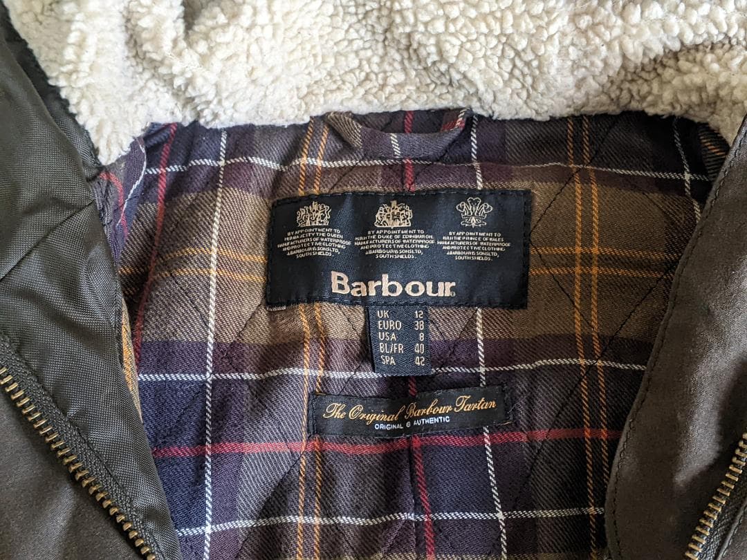 BARBOUR バブアー KELSALL ワックスジャケット 中綿パーカー