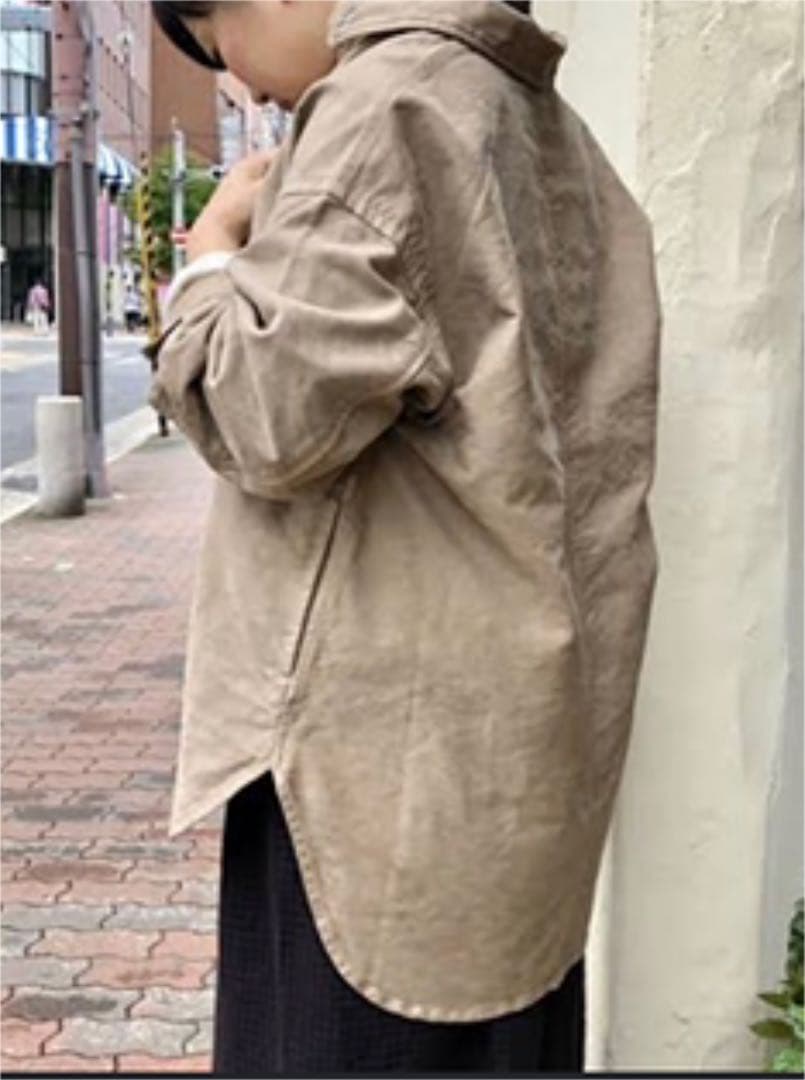 nest Robe ネストローブコットンモールスキンビッグシャツジャケット