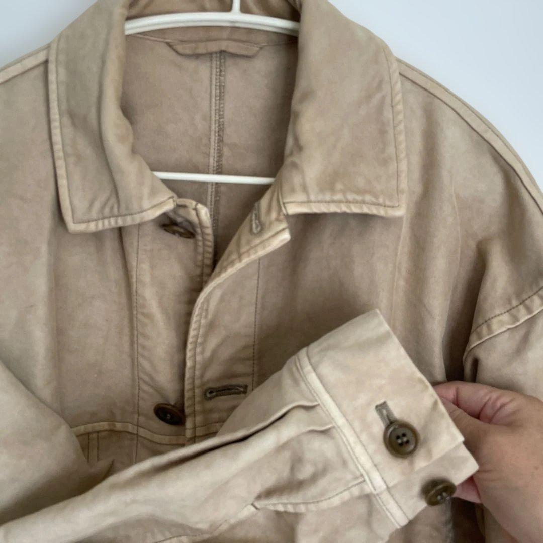 nest Robe ネストローブコットンモールスキンビッグシャツジャケット