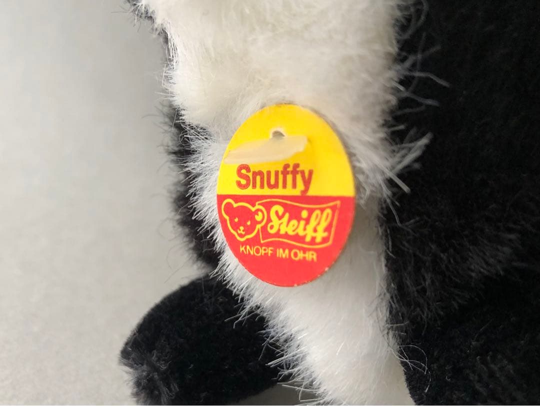 Steiff　ウサギのSnuffy　白黒