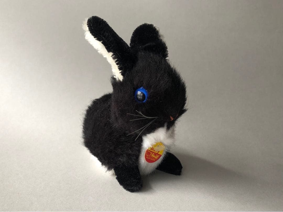 Steiff　ウサギのSnuffy　白黒