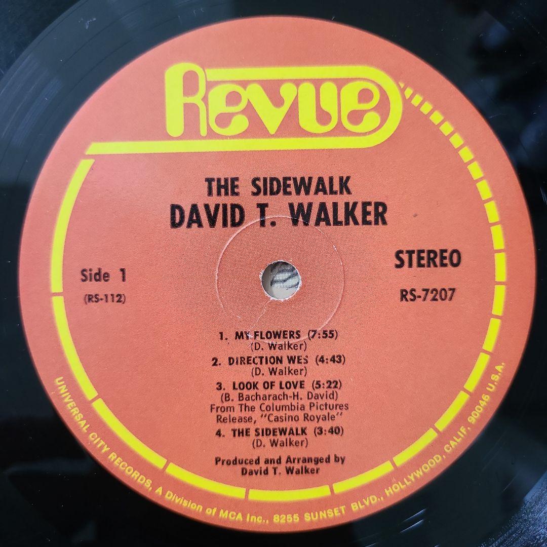 ★ＵＳオリジナル盤★『サイドウォーク』DAVID T. WALKER