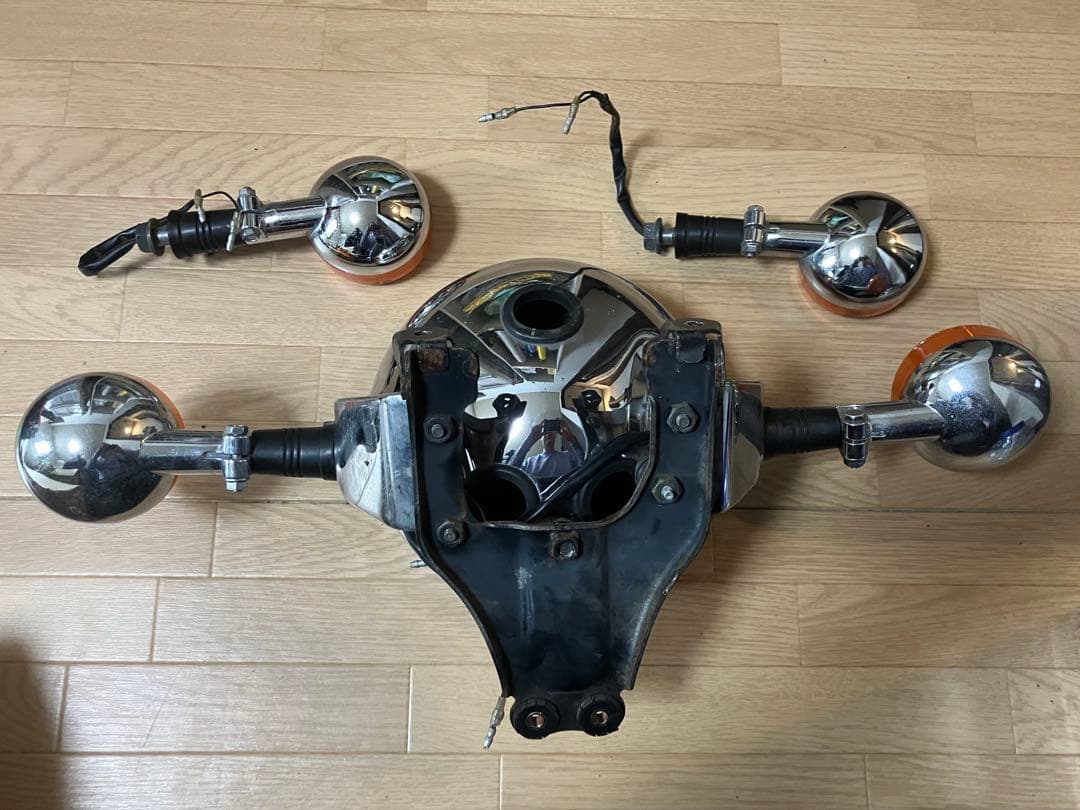 SR400 純正ヘッドライト、ウィンカーセット