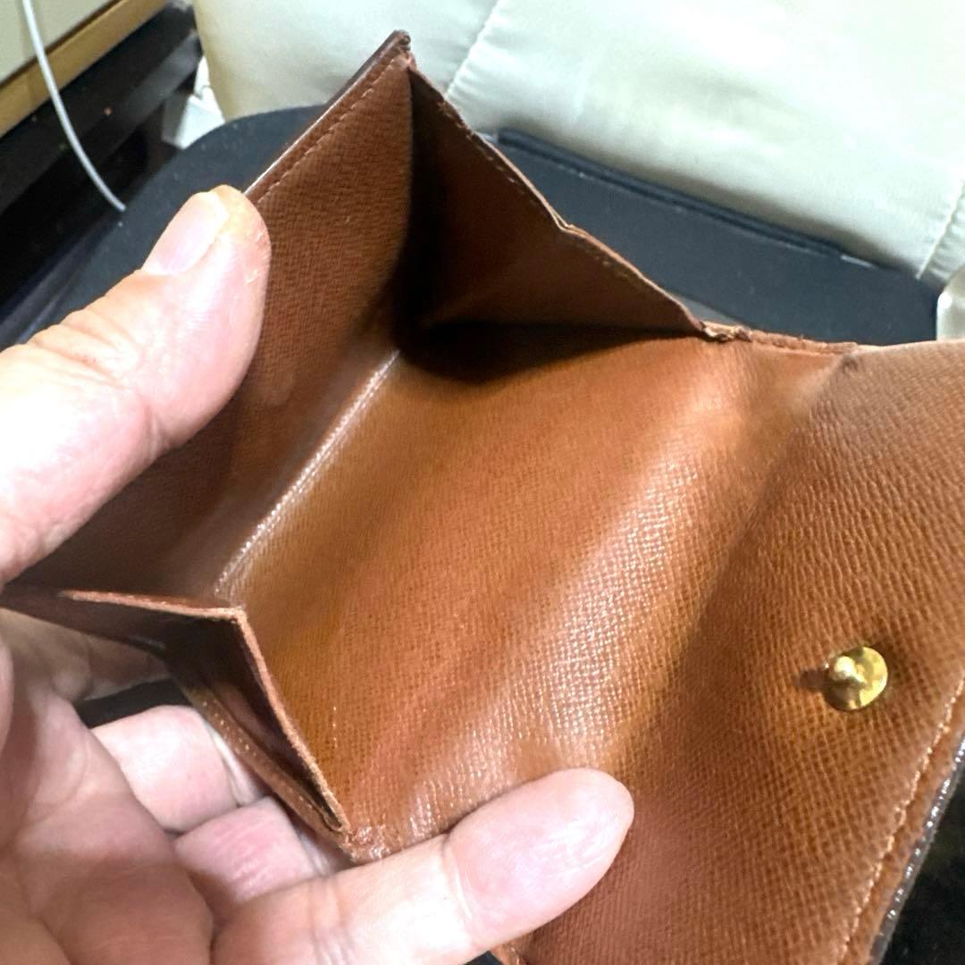⑨★在庫セール/良品 ♪モノグラム Wホック折財布