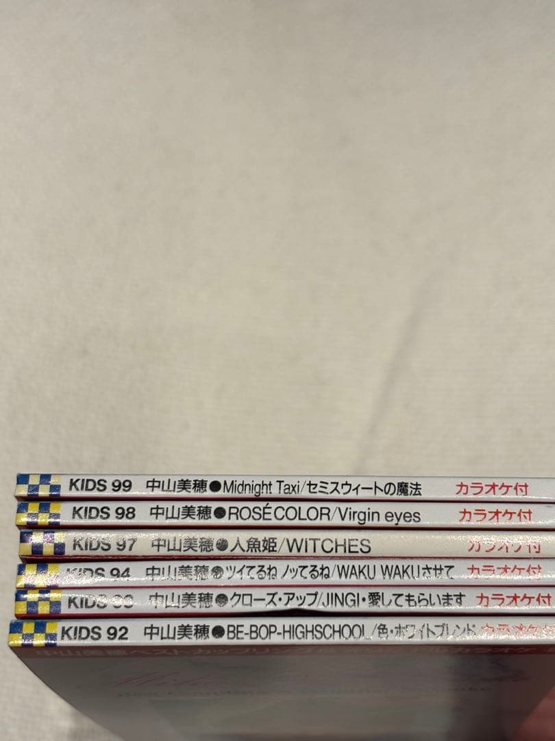 中山美穂8cmCDシングル　6枚セット