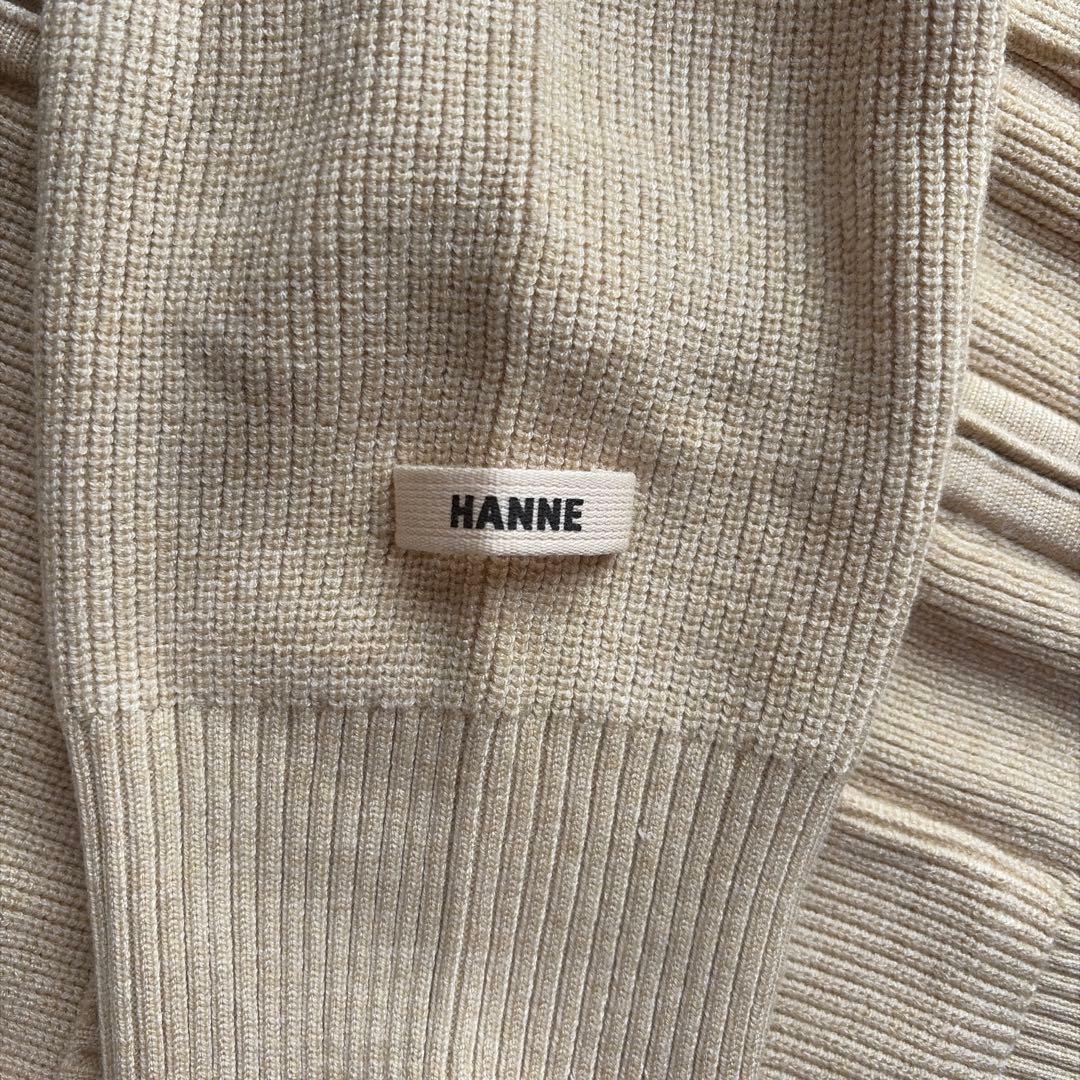 HANNE ドライバーズニット ベージュ