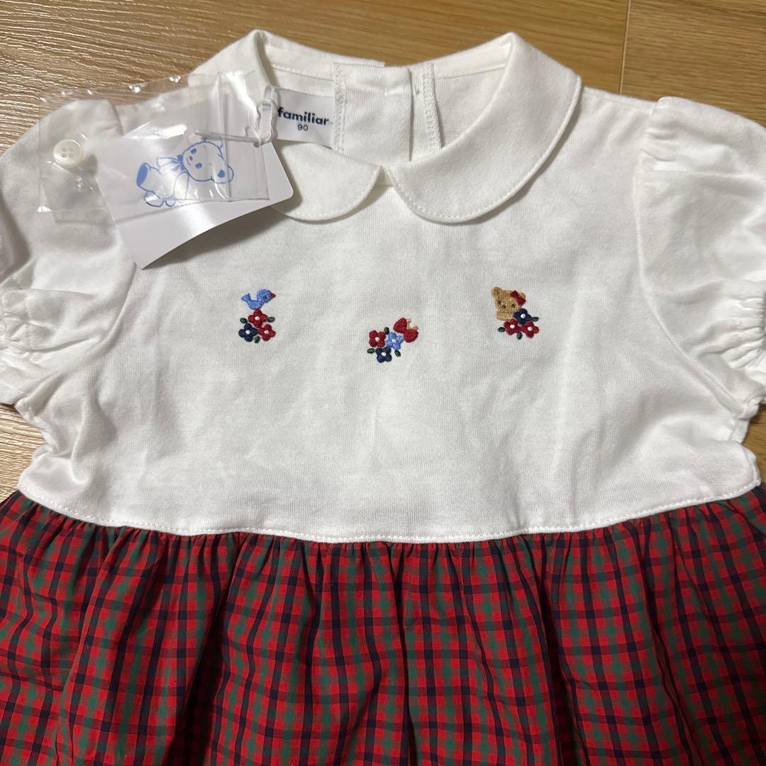 ファミリア ワンピース 新品 タグ付き 90