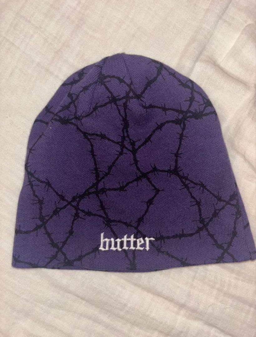 Butter Goods Wired Skully Beanie パープル