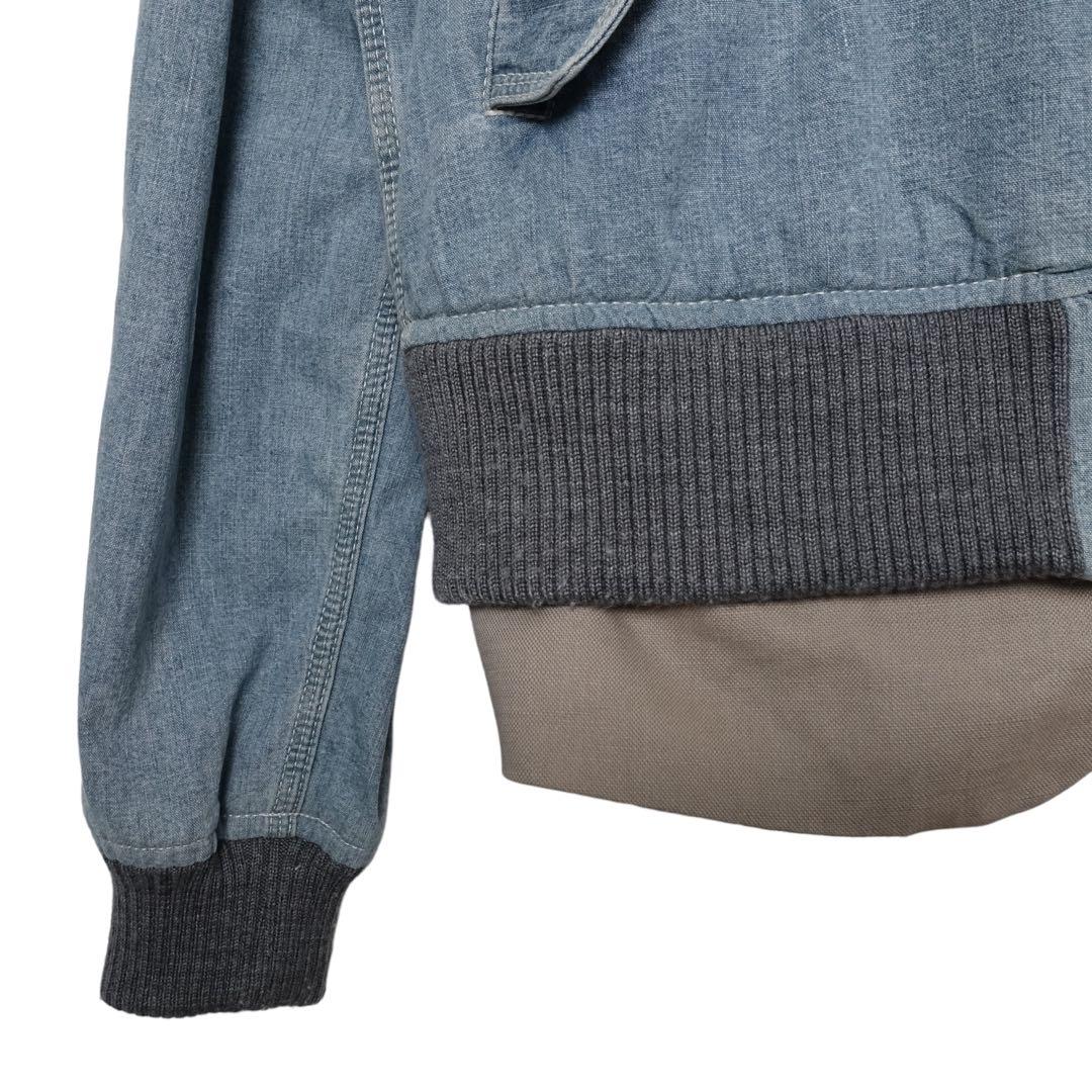sacai サカイ ドッキング ブルゾン ジャケット 14ss 再構築