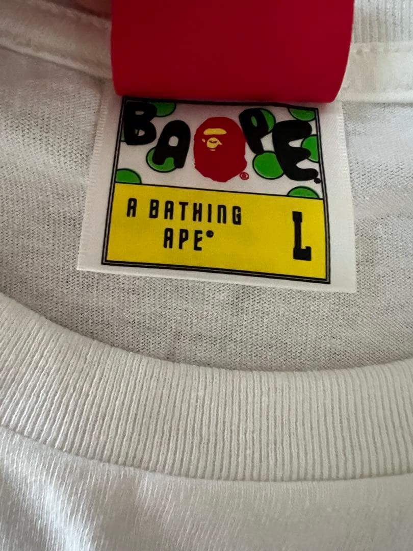 アベイシングエイプ✖️スヌーピー　Tシャツ シャークパーカー APE カモ　L新品