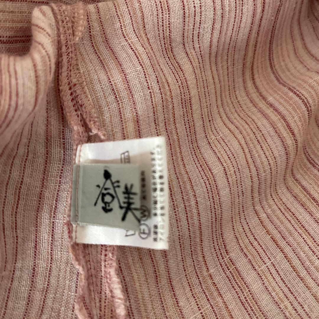 群言堂　登美　シャツワンピース　コットンリネン
