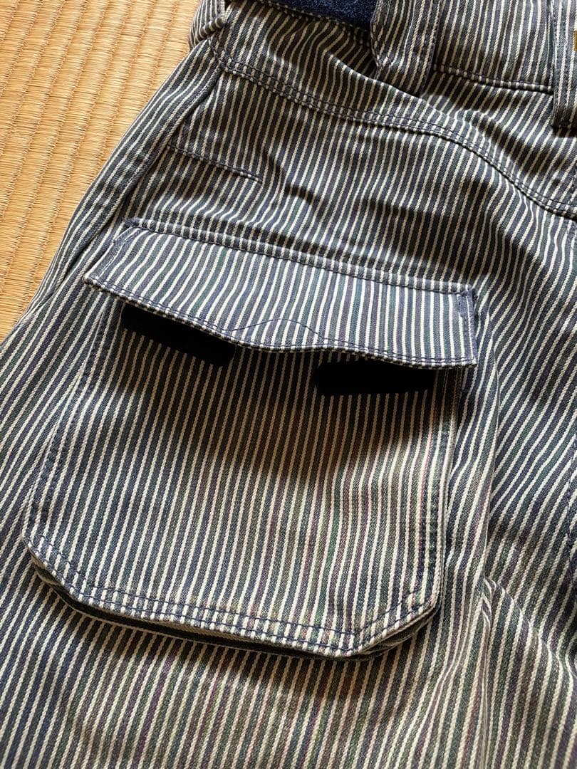 ヘリーハンセン HELL HANSEN ヒッコリーデニムパンツ サイズM