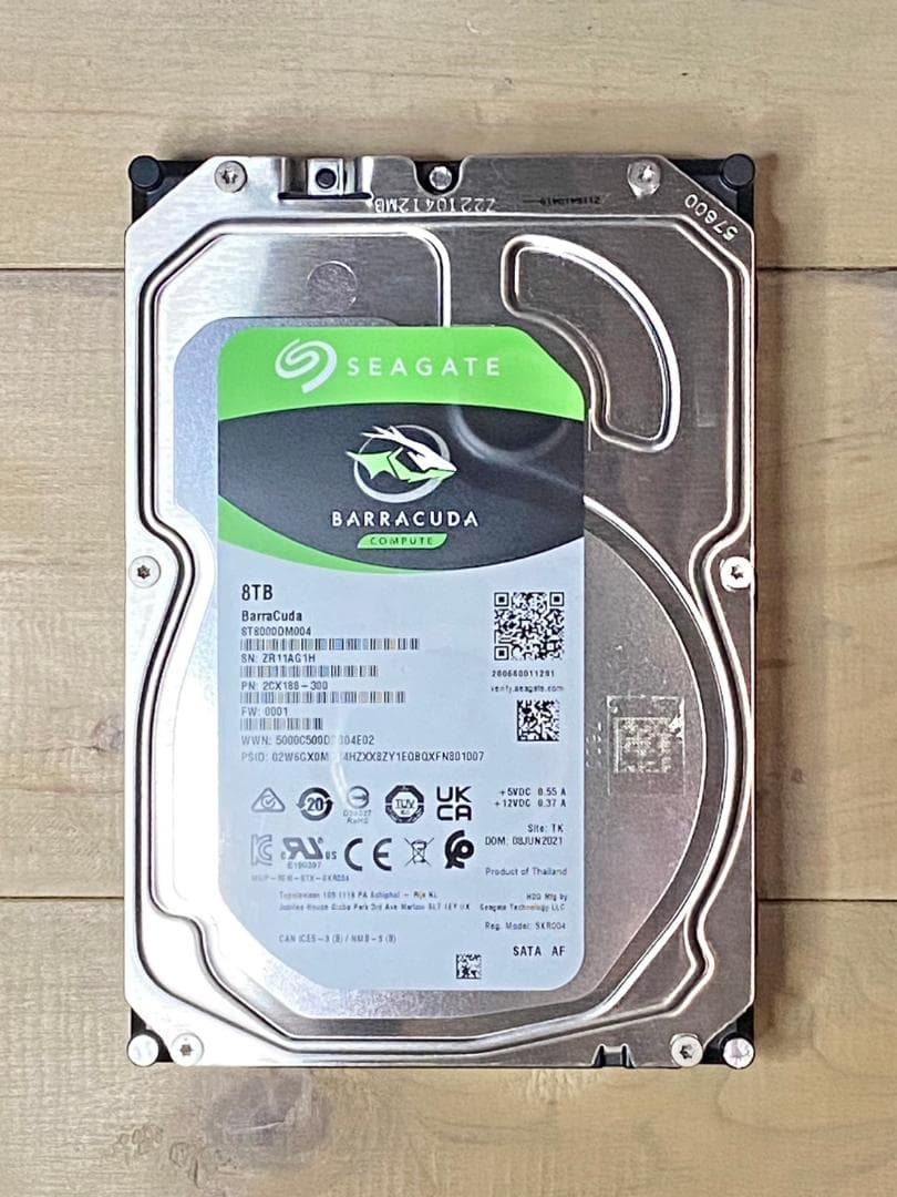 Seagate Barracuda 8TB 3.5インチ HDD ④