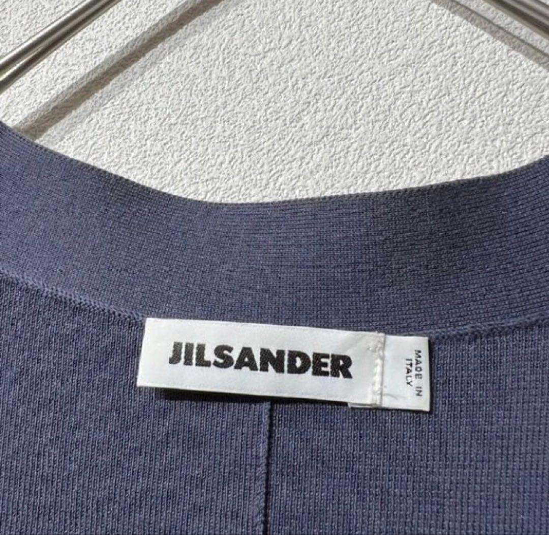 JIL SANDER ダークブルーカーディガン