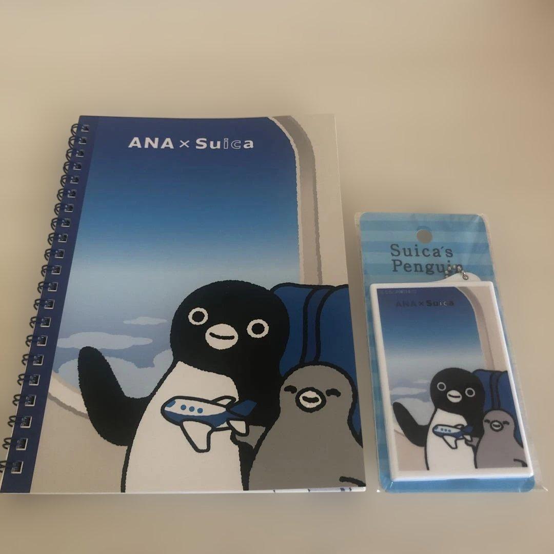全日空　ANA×Suica スイカペンギンICケース　ノートセット