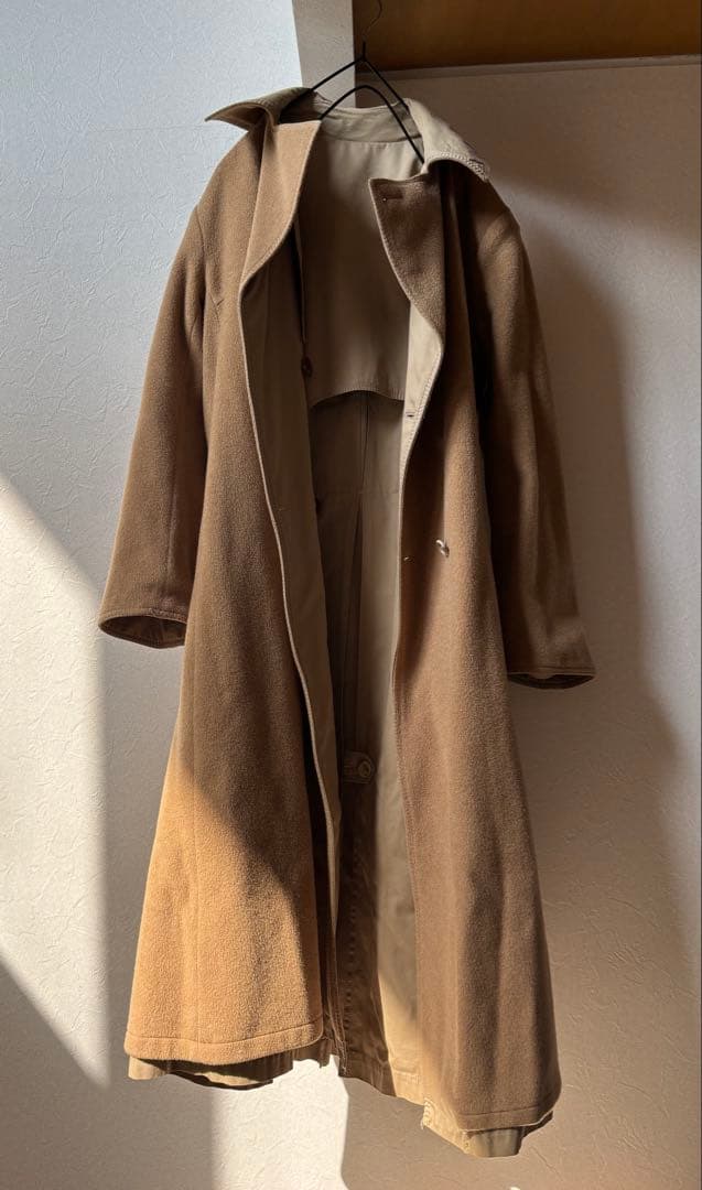 【3月末まで】CELINE vintage ベージュ トレンチ ロングコート