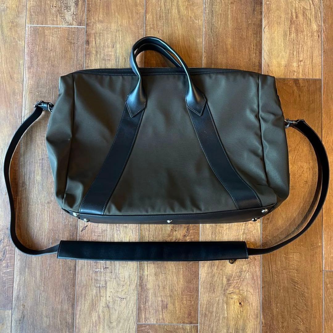 BALLY モスグリーン ボストンバッグ