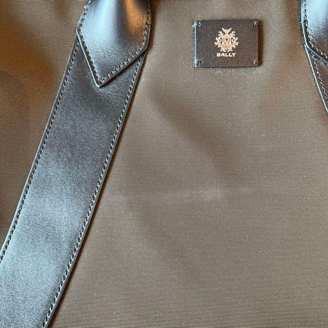 BALLY モスグリーン ボストンバッグ